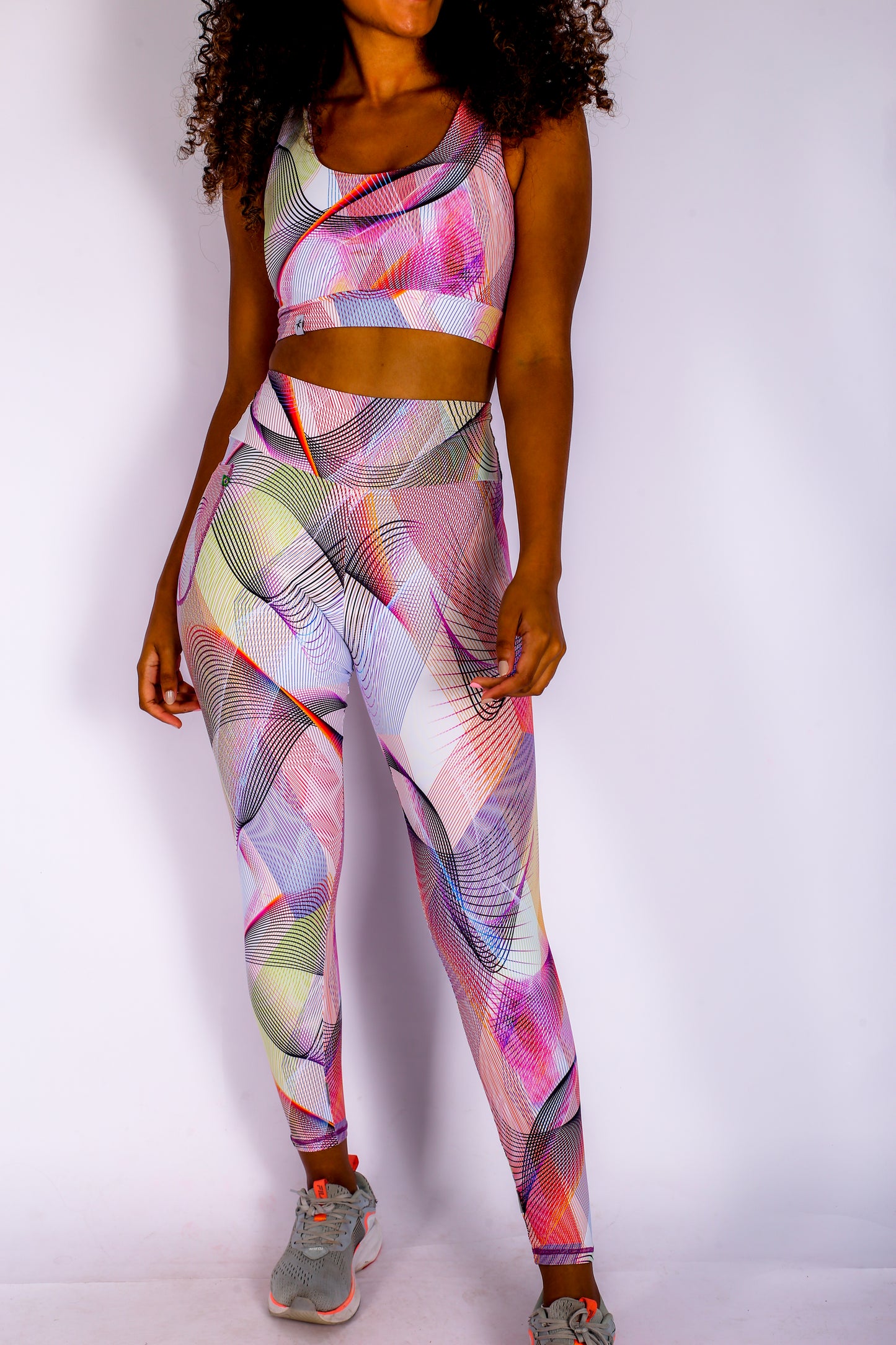 Cast Net Leggings with Pocket - Biodegradable