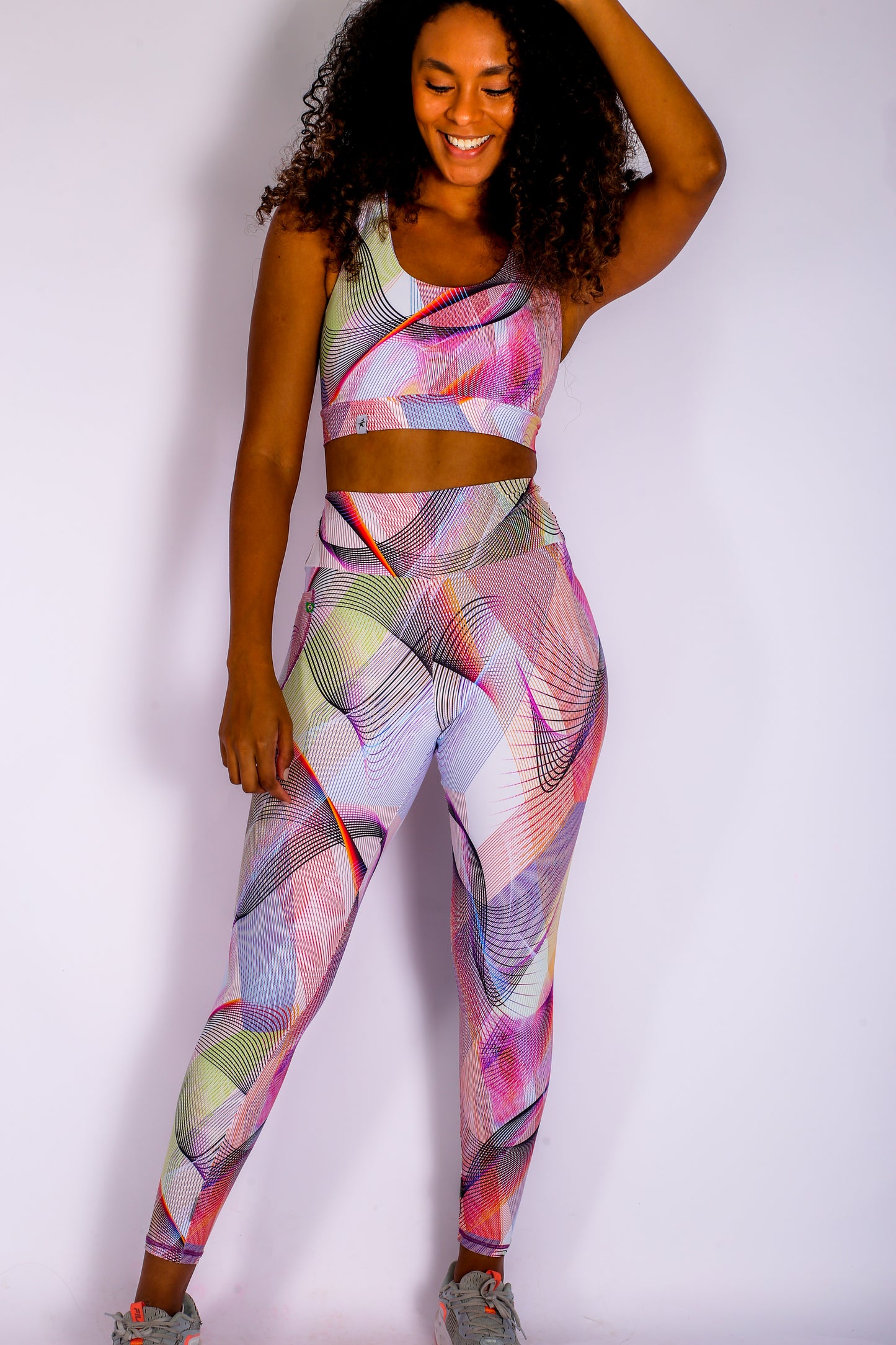 Cast Net Leggings with Pocket - Biodegradable