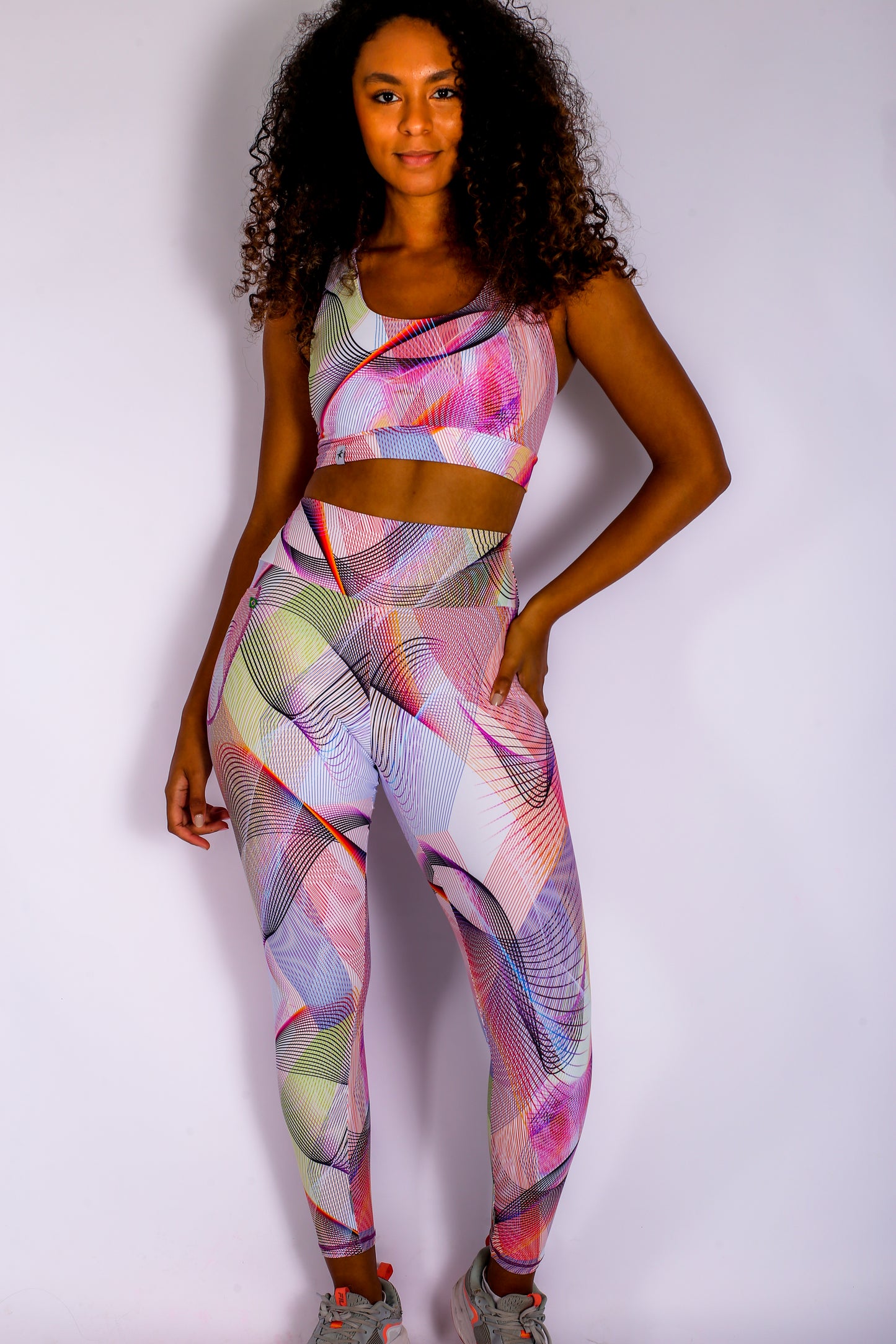 Cast Net Leggings with Pocket - Biodegradable