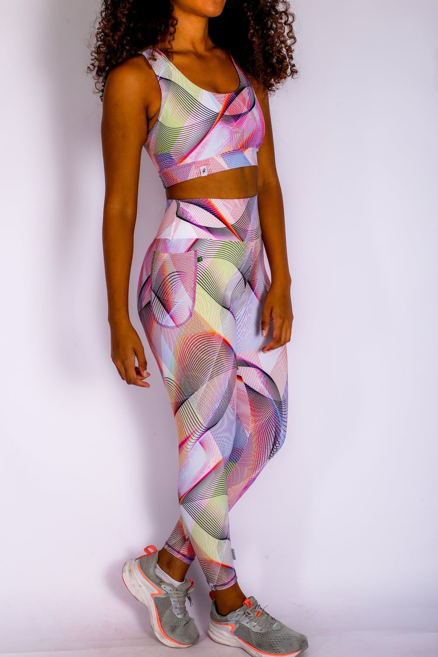 Cast Net Leggings with Pocket - Biodegradable