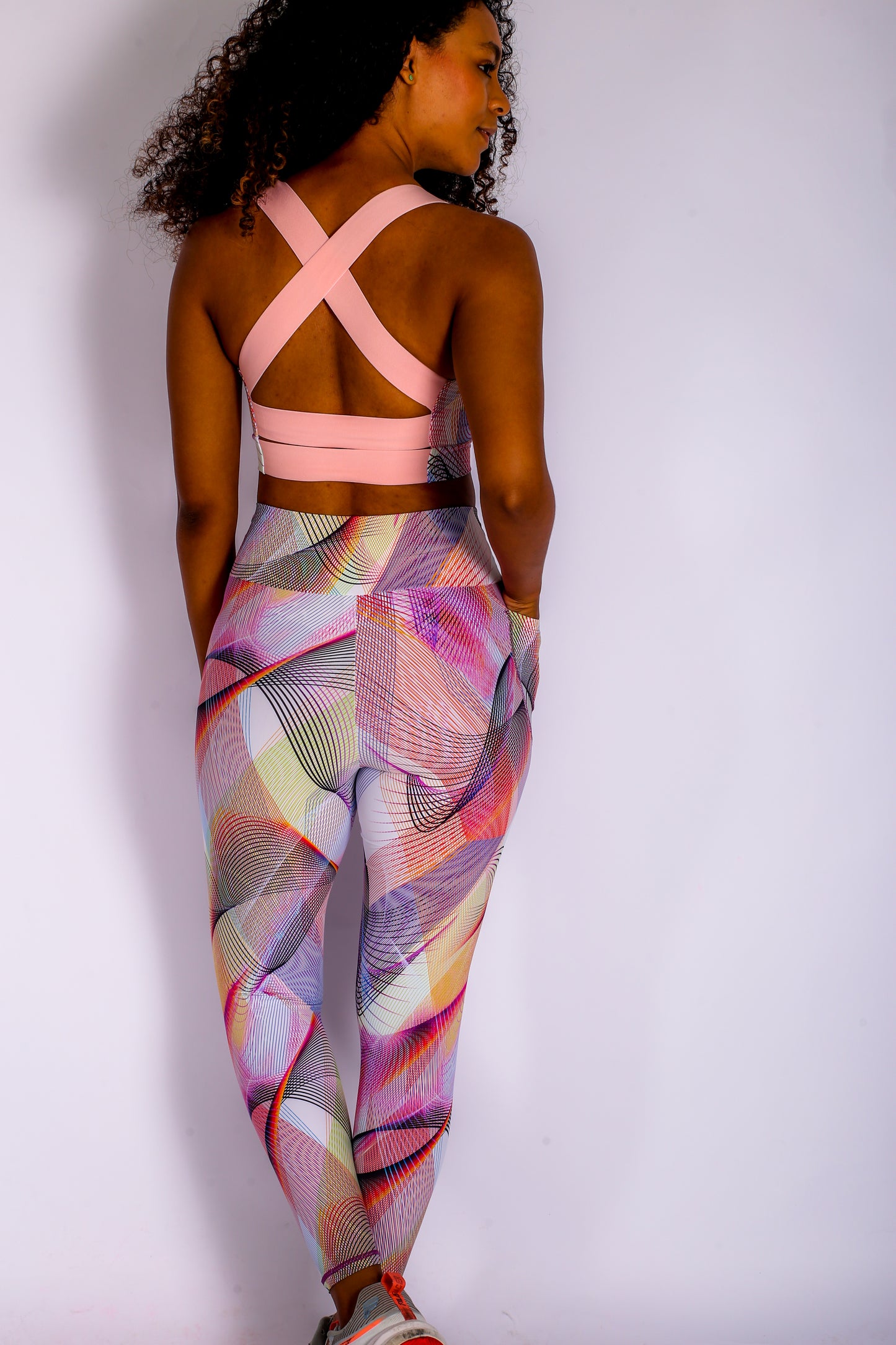 Cast Net Leggings with Pocket - Biodegradable