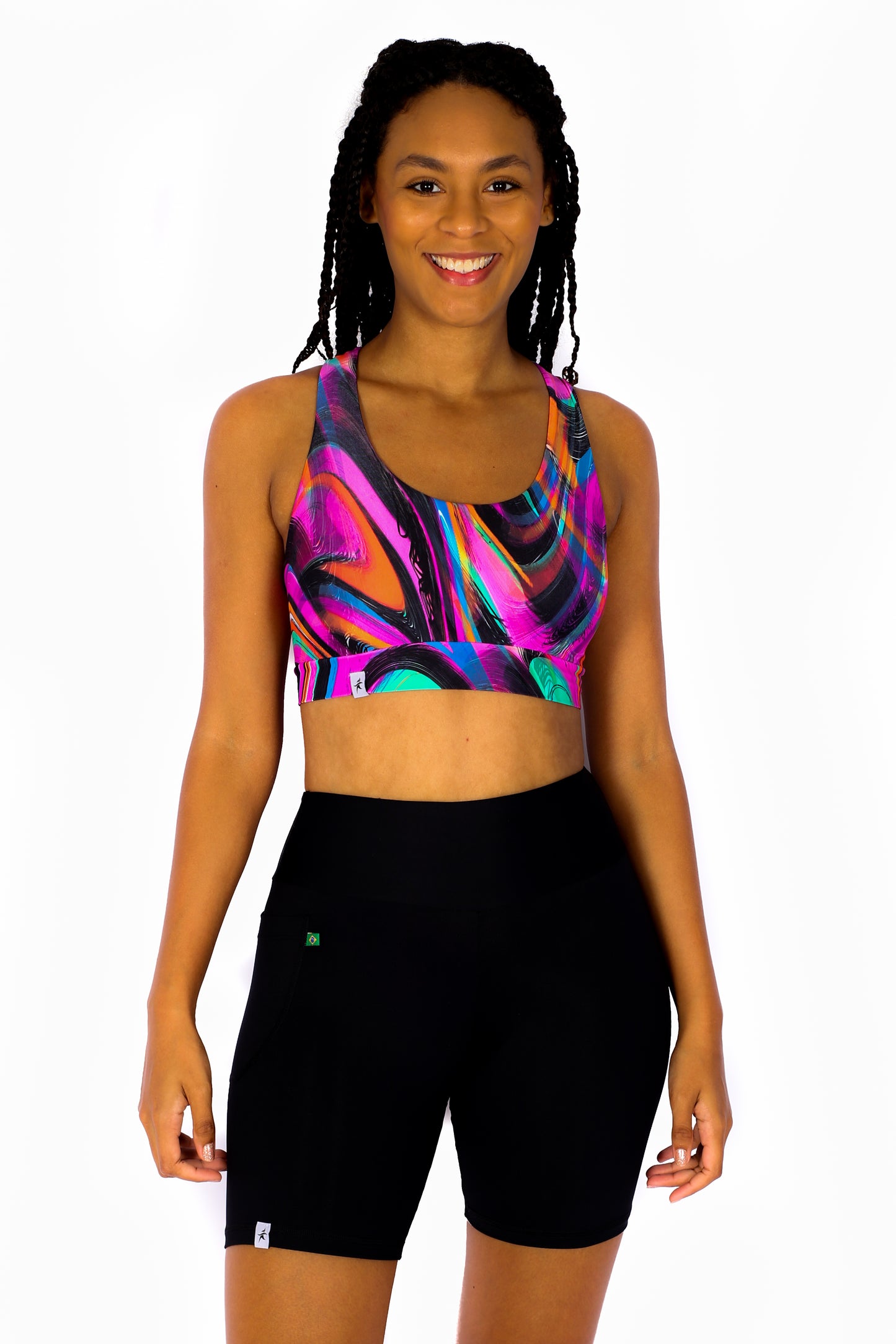 Black classic short 5 1/2" with pocket - spinning style