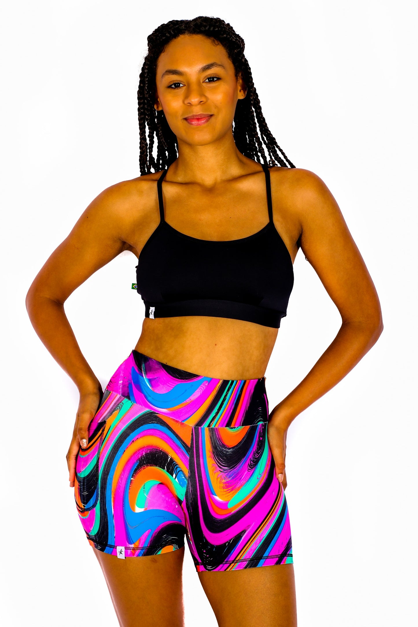 Black Classic Style Sport Bra - Eco Free