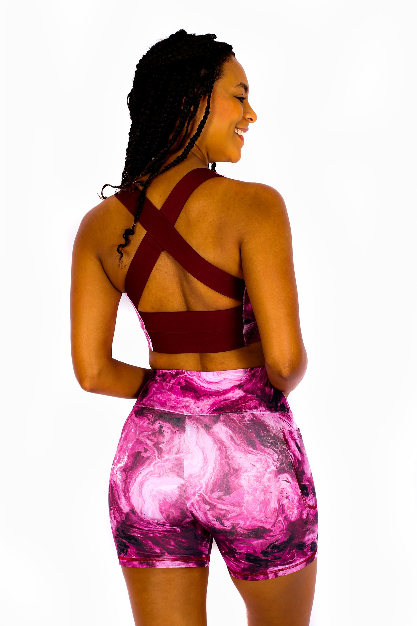 Universe Pink Short 4" with Pocket