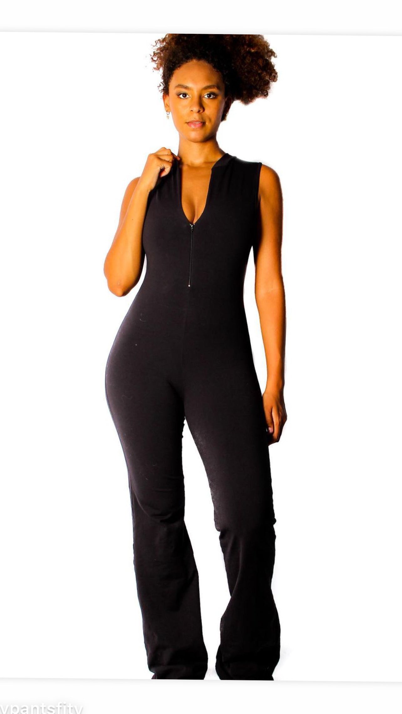 Palazzo Dark Navy Jumpsuit