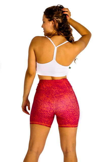 Mix pink and Orange Emana Shorts 6" with Pocket
