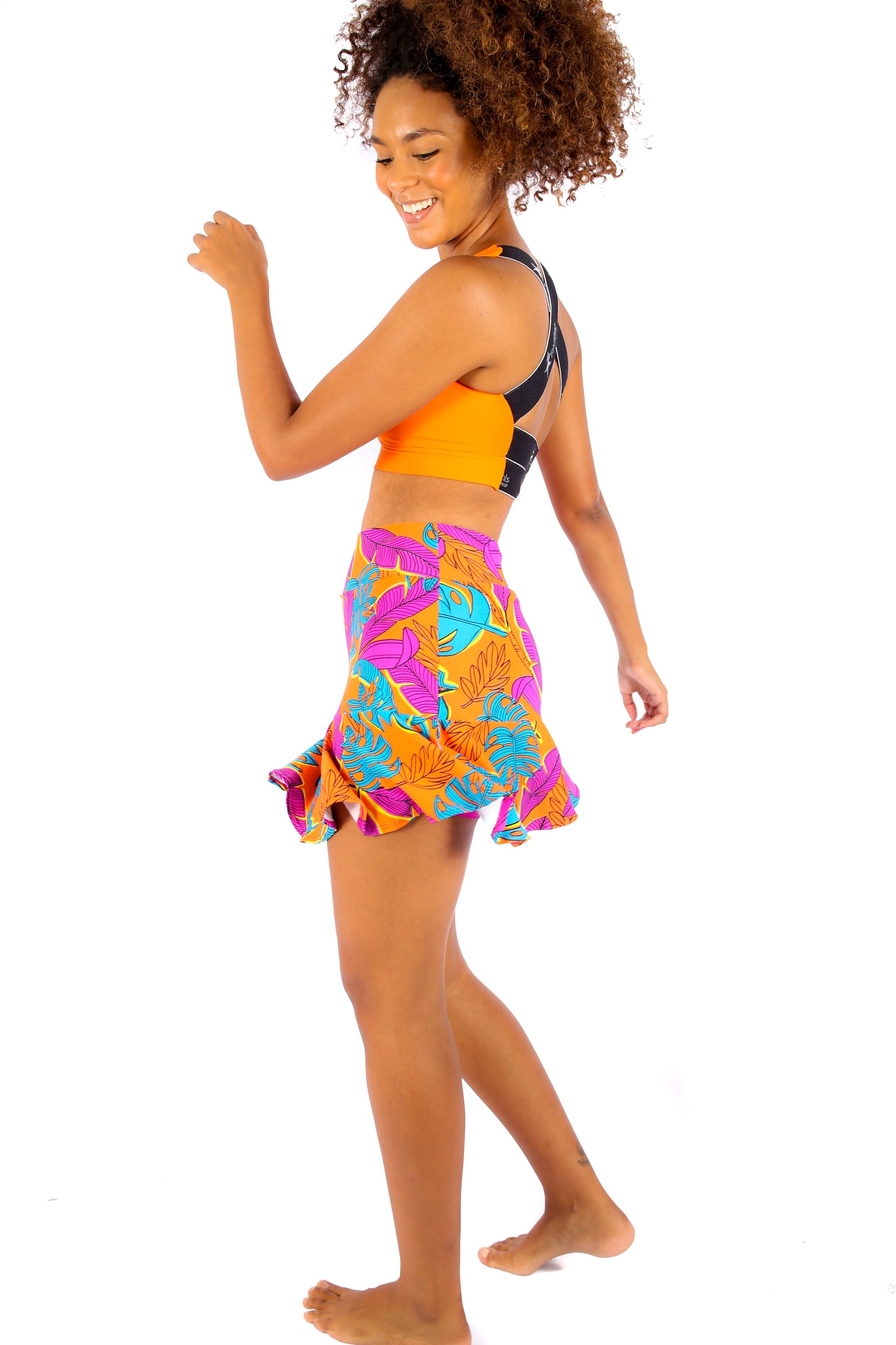 Tropical sunshine Shorts Skirt