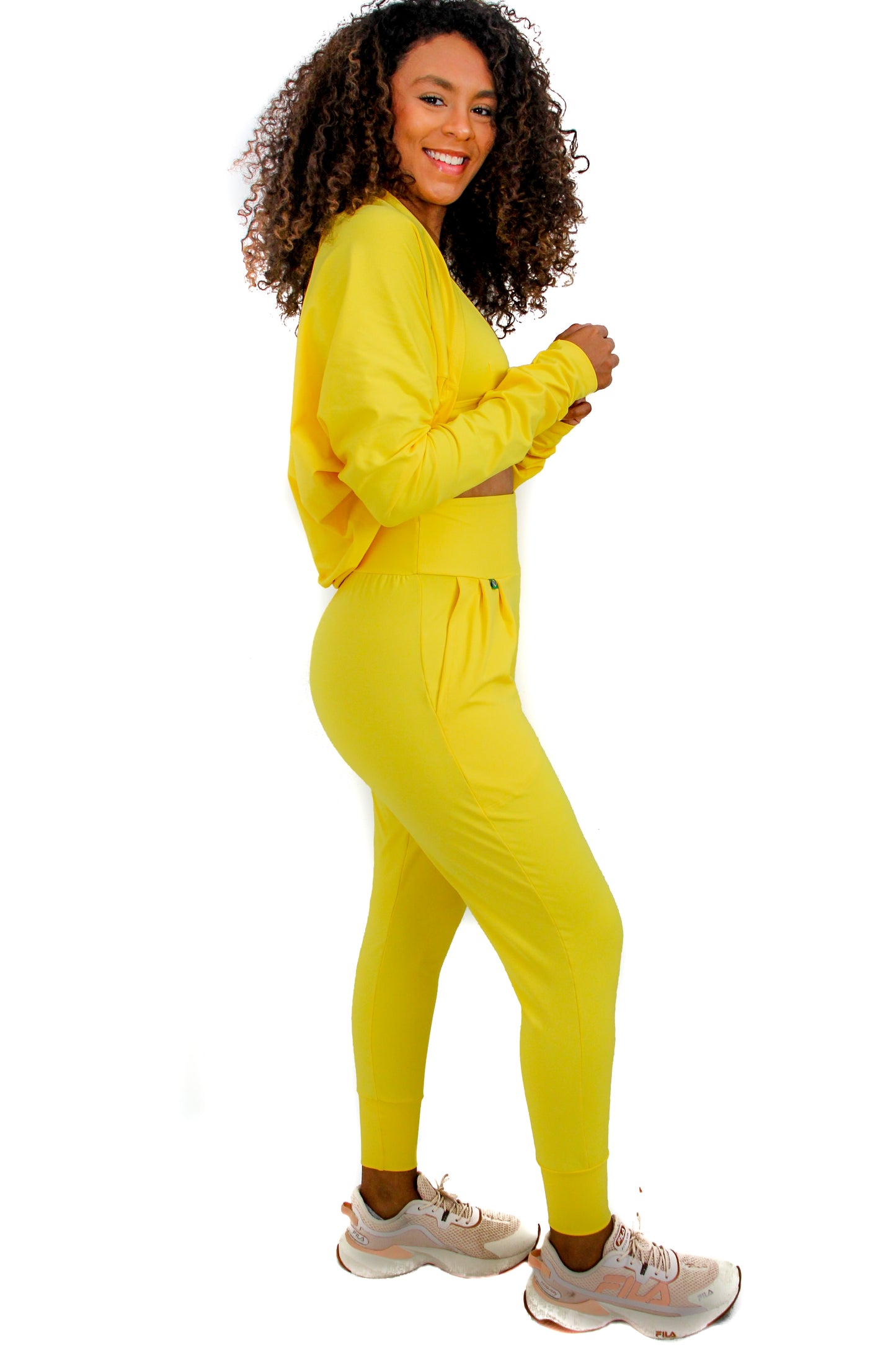 Joggers Famous Pants - Yellow