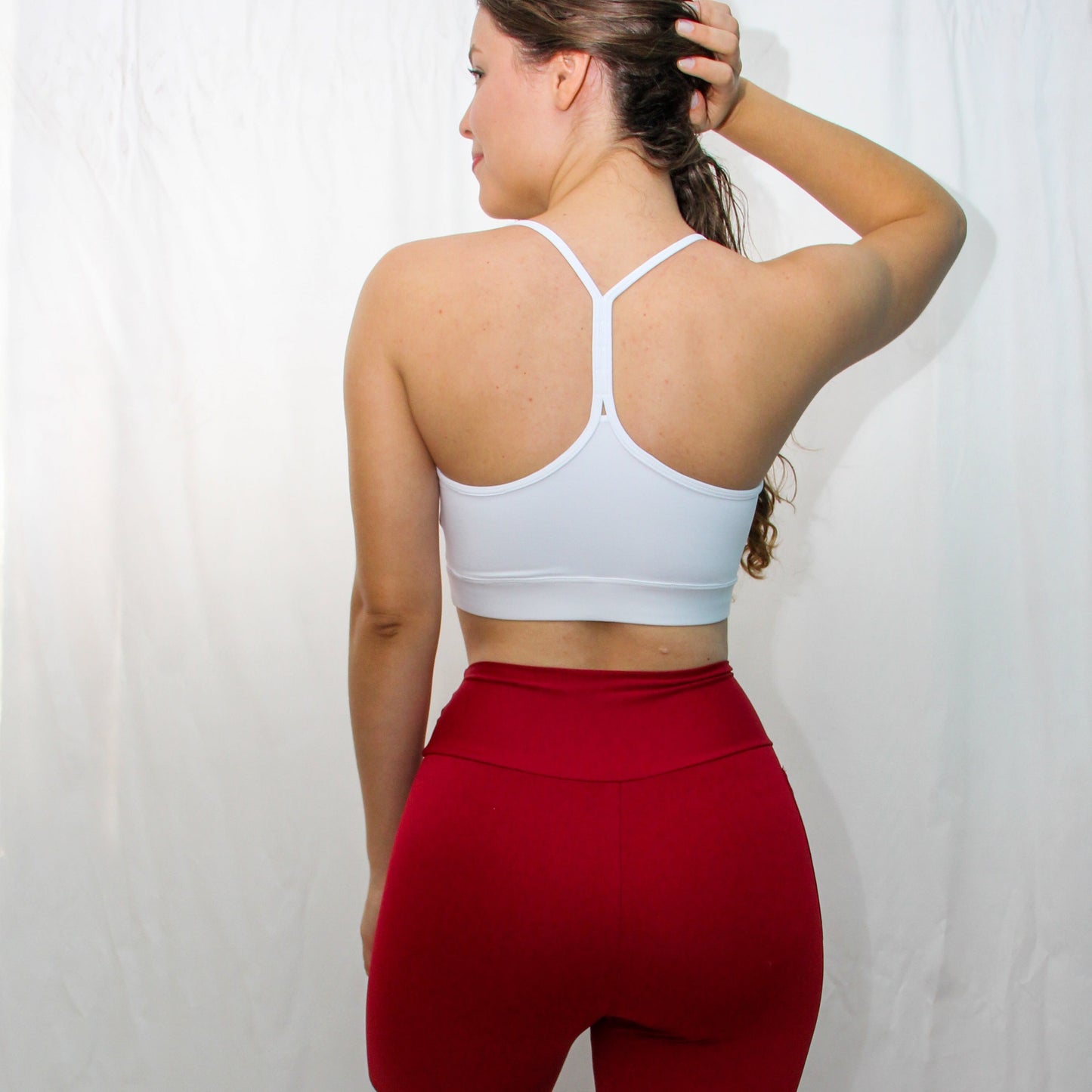 White Classic Style Sport Bra - Eco Free