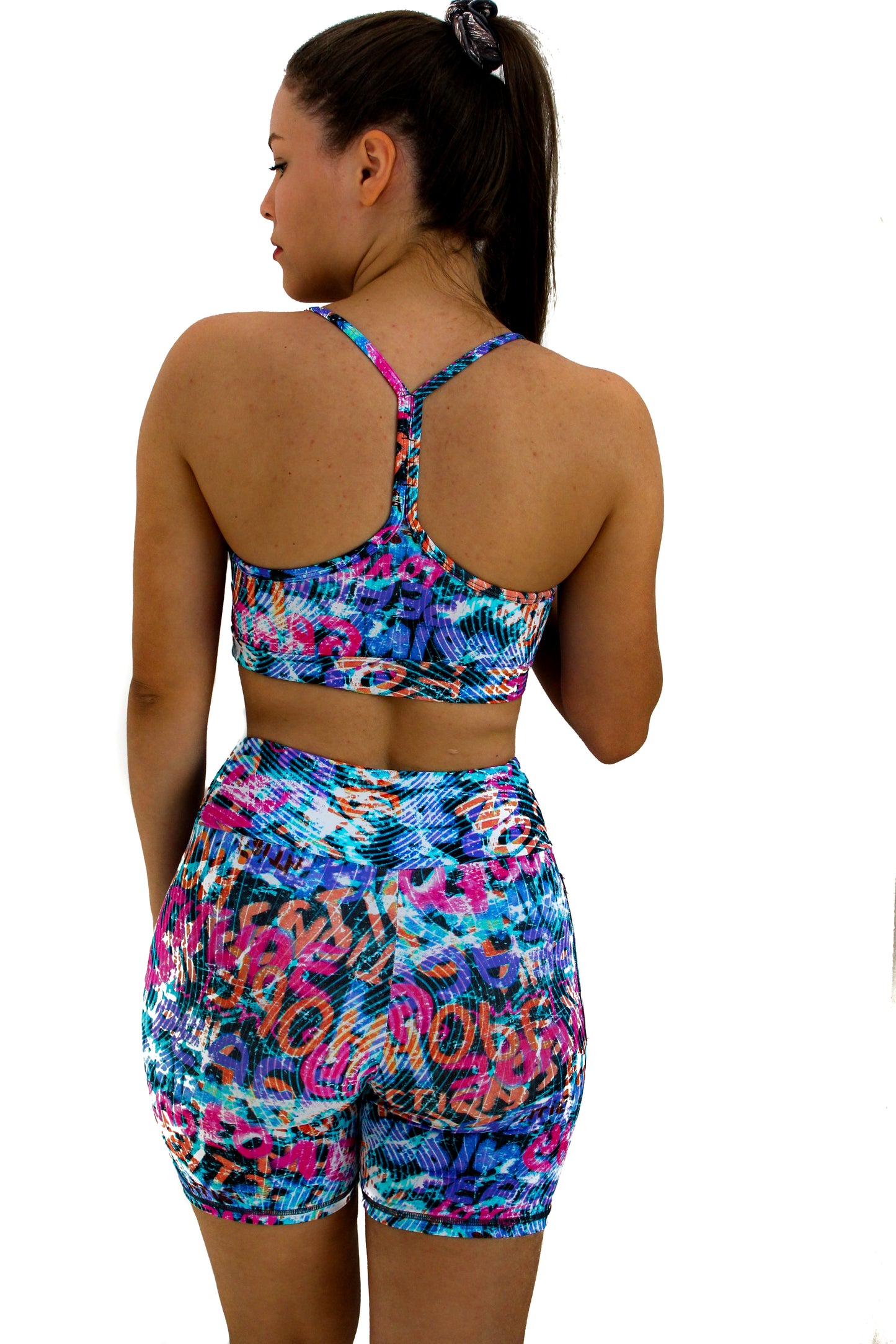 Graffiti Art Letter Classic Sport Bra