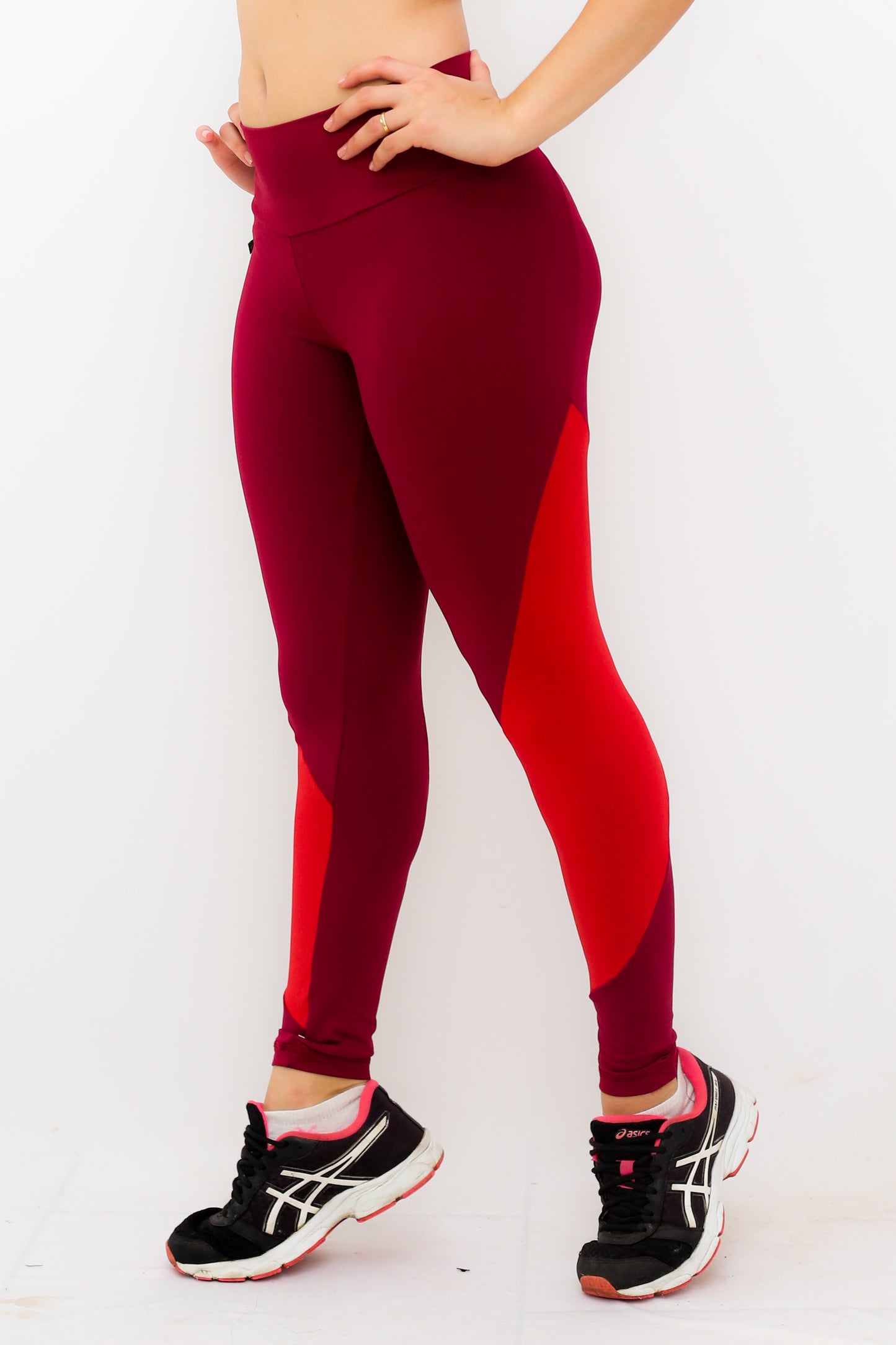 Vivid Red Legging with Pocket