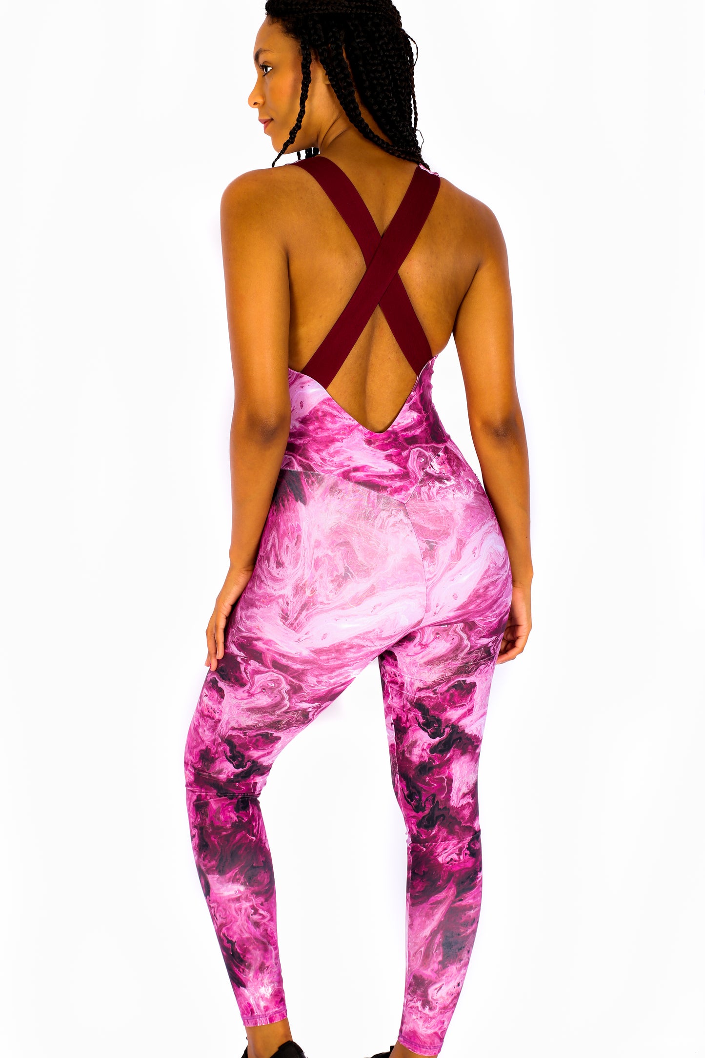 Universe Pink Jumpsuit with Pocket