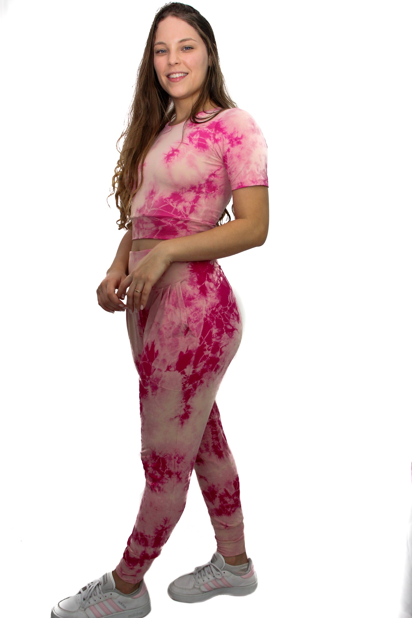 Joggers Famous Pants - Tie Dye - Pink