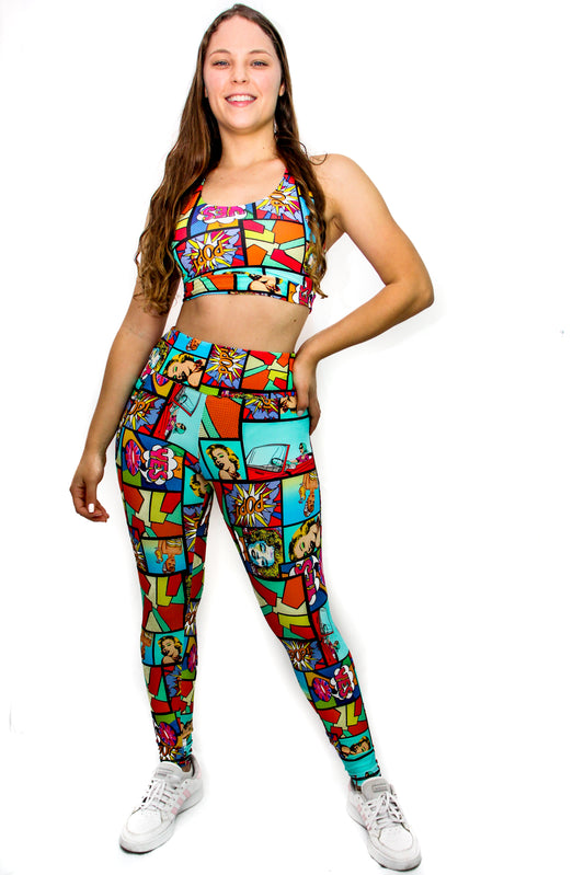 Carton Designer Collection - POP Style Leggings with Pocket - Marilyn Monroe