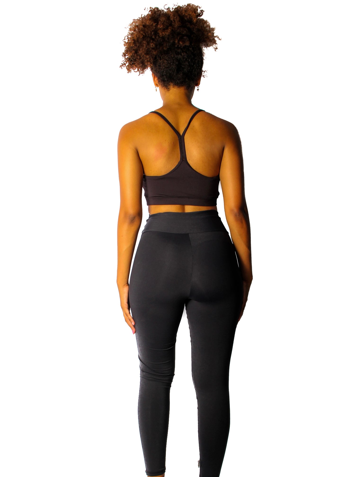 Black Classic Style Leggings with Pocket - Eco Free